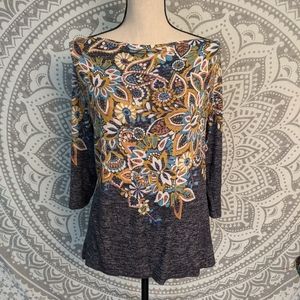 Anthropologie Postmark Jacaranda Blouse